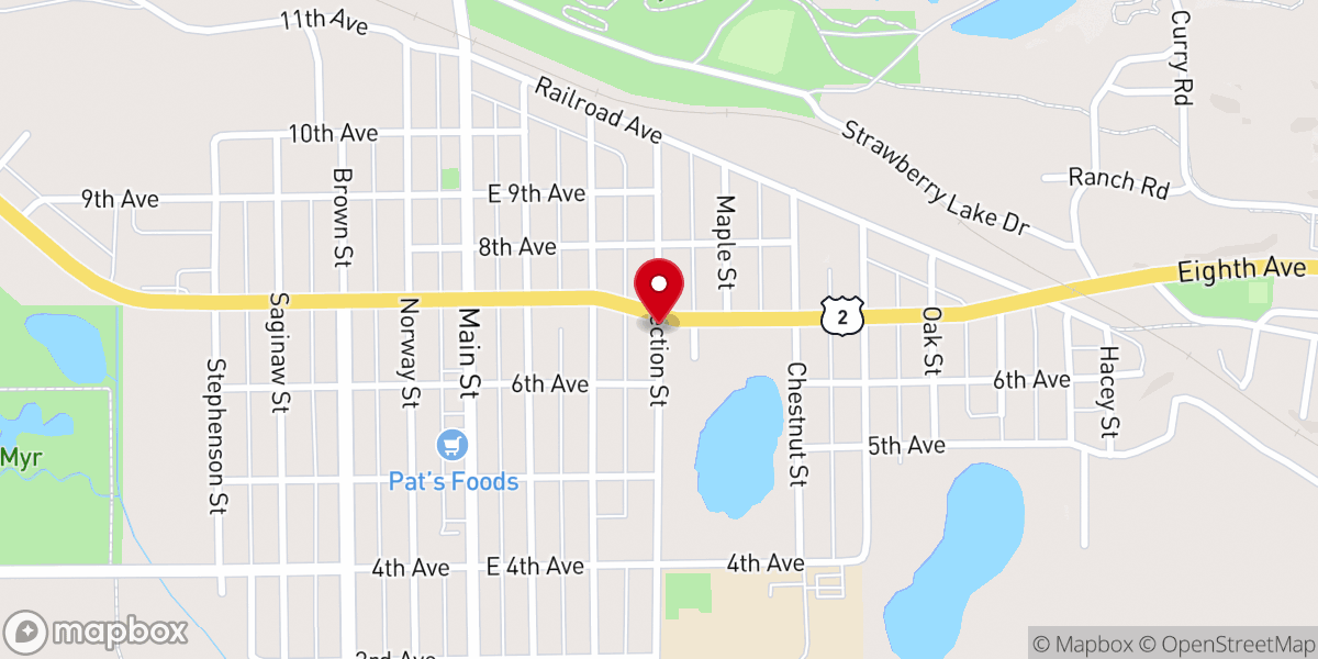 Map showing location of Grace United Methodist Church Food Pantry