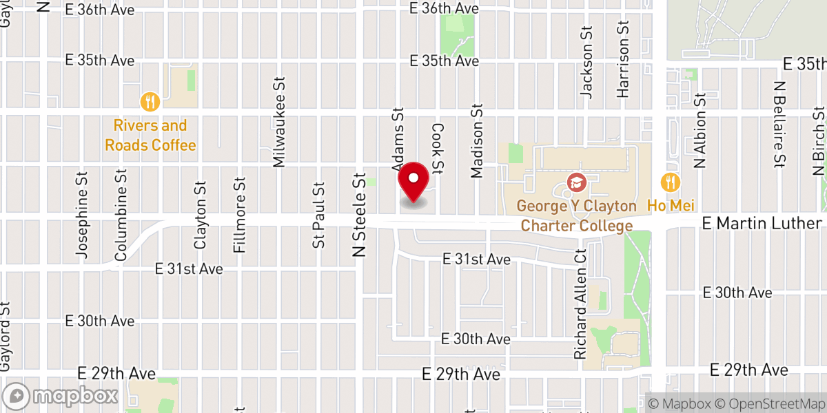 Map showing location of Macedonia Baptist Church