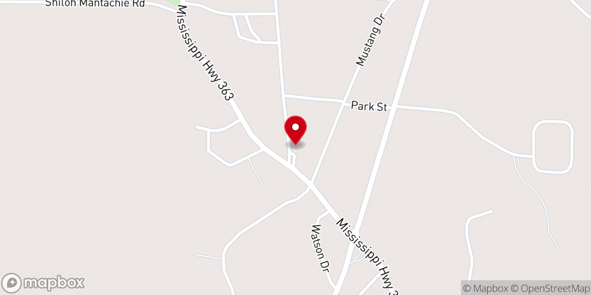 Map showing location of Bonds House Museum