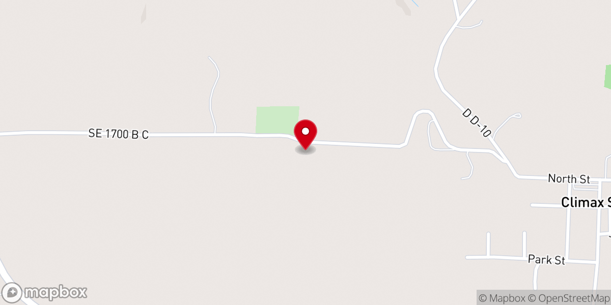 Map showing location of Drennon Chapel