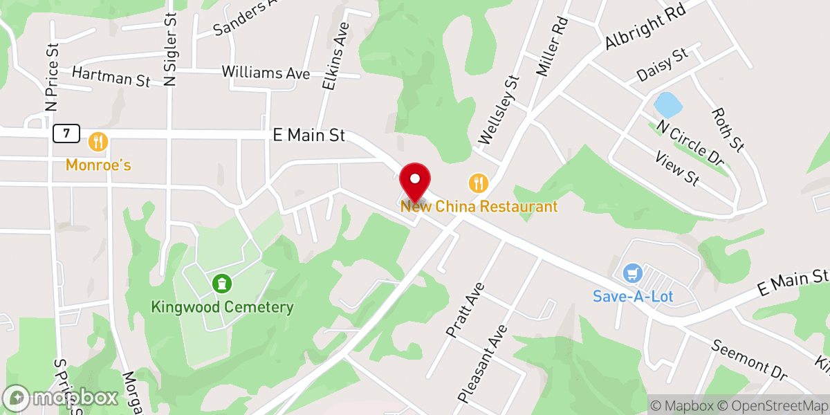 Map showing location of St. Vincent de Paul Society