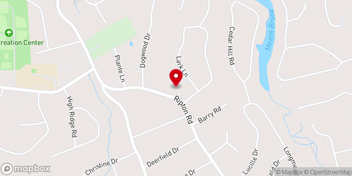 Map showing location of Huntington Chapel