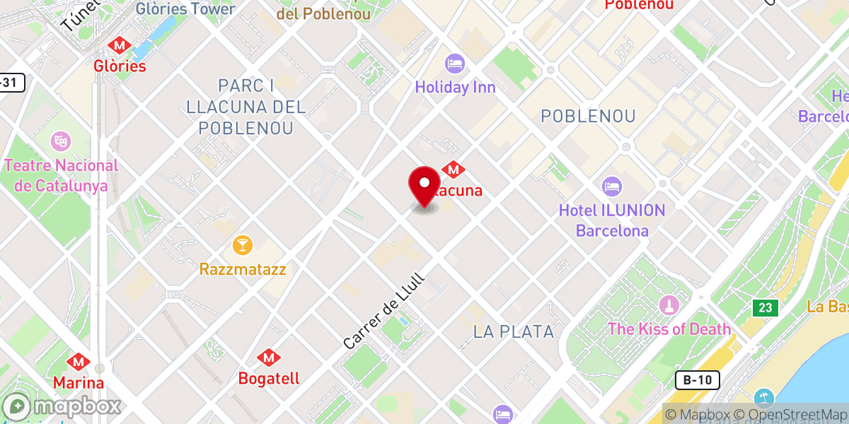 Map showing location of 121 Church BCN