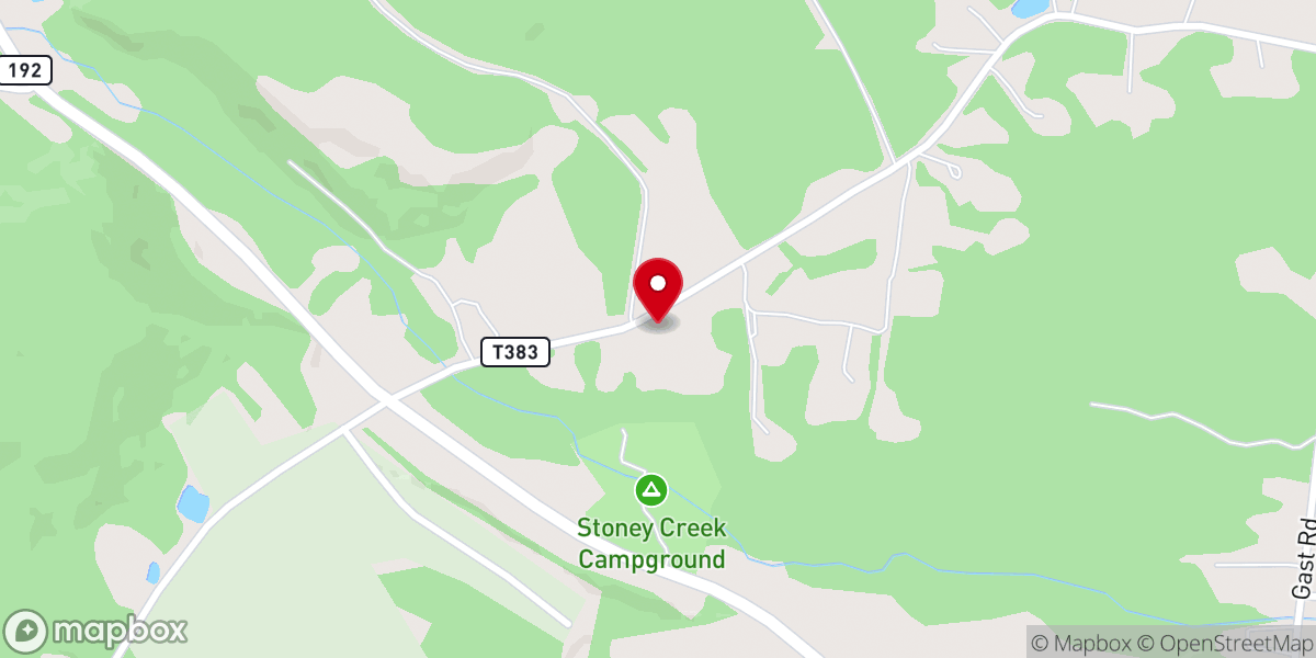 Map showing location of Forest Hill Evangelical Methodist Church