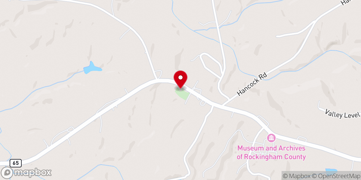 Map showing location of Wentworth United Methodist Church
