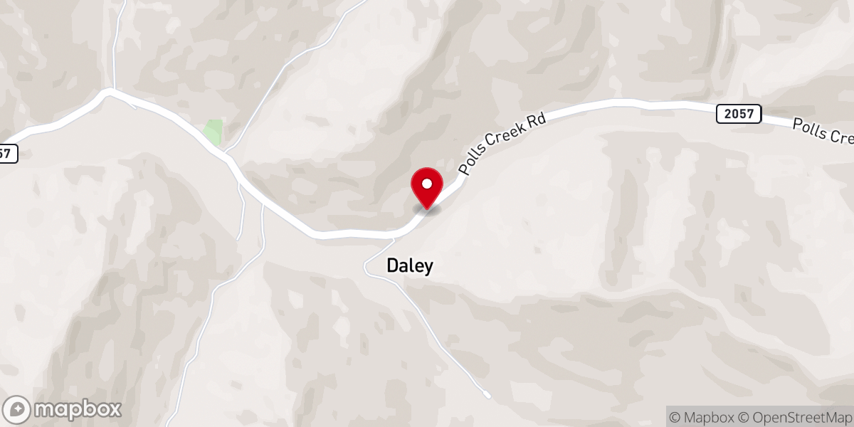 Map showing location of Smilax Church of Christ