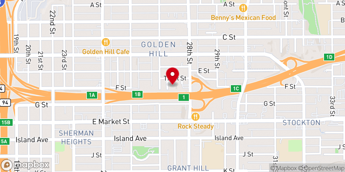 Map showing location of Saint Francis Universal Catholic Church