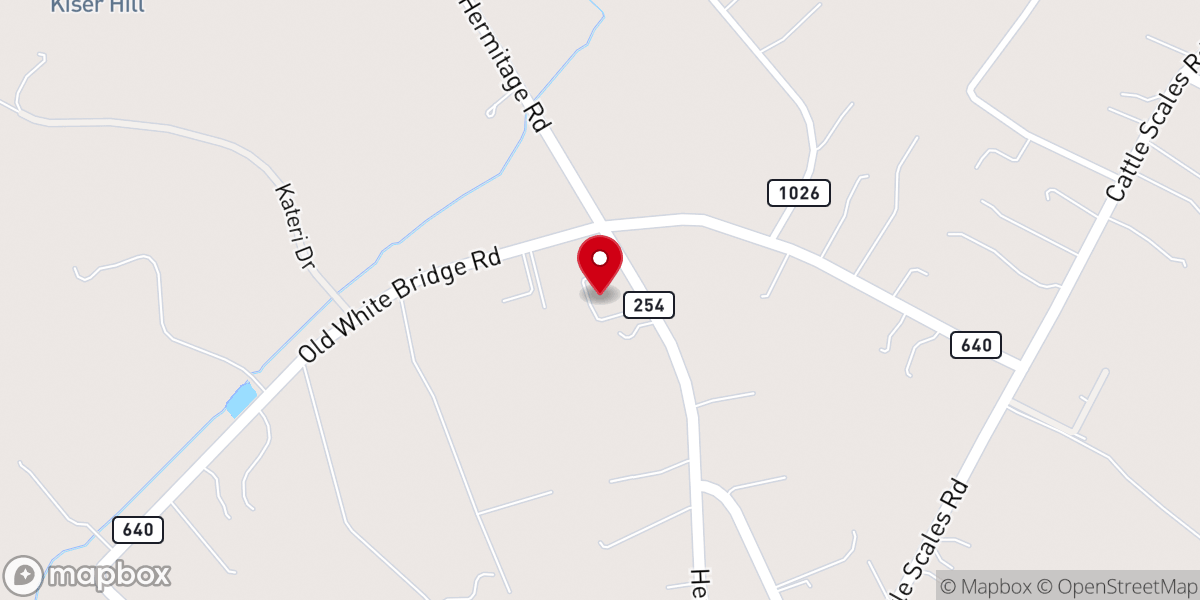 Map showing location of Community Fellowship Church