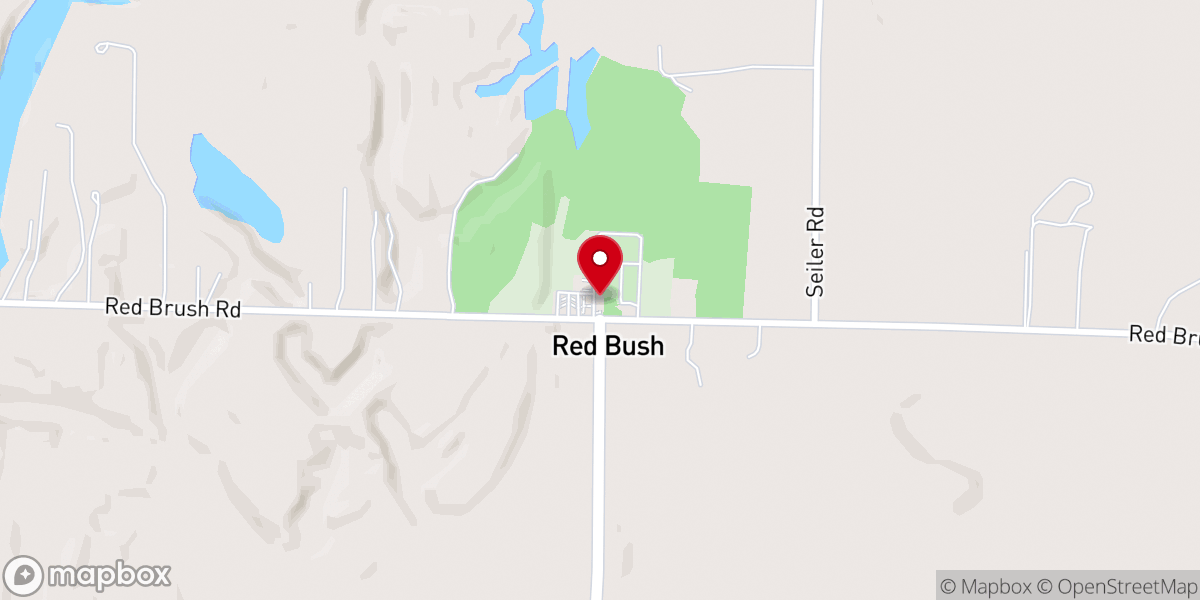 Map showing location of St Rupert Catholic Church
