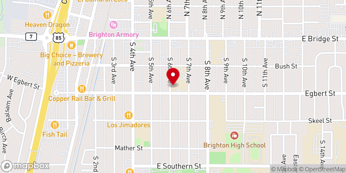 Map showing location of St Augustine Church