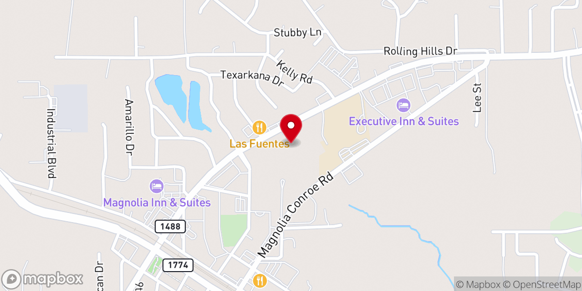 Map showing location of Magnolia Apostolic Tabernacle