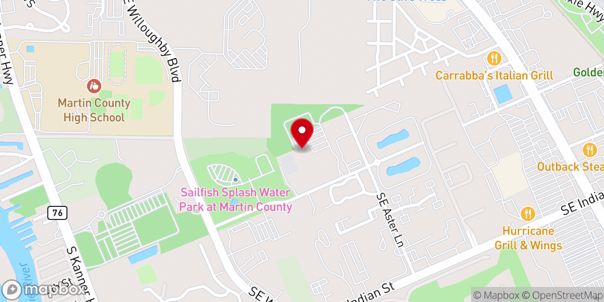 Map showing location of Covenant Fellowship Church