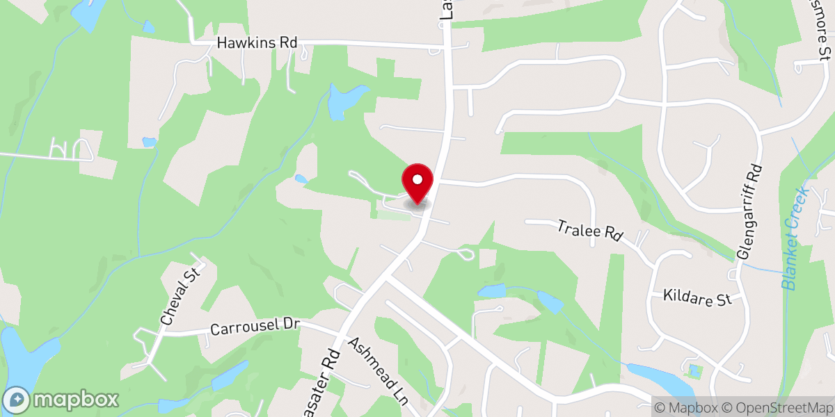 Map showing location of Union Hill Baptist Church