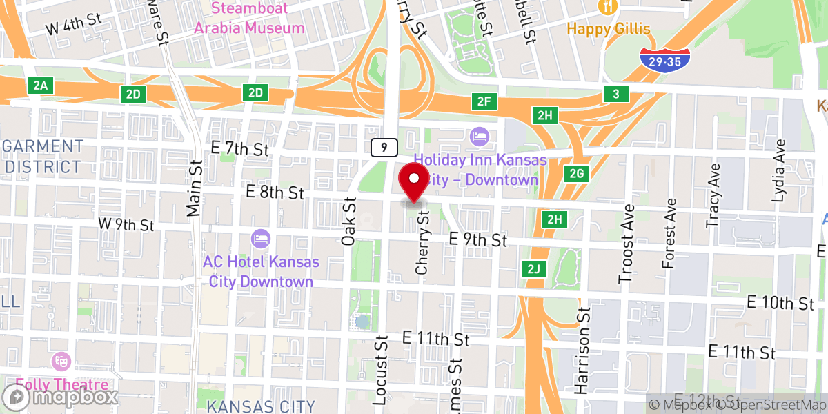 Map showing location of Old St. Patrick Oratory / ICKSP