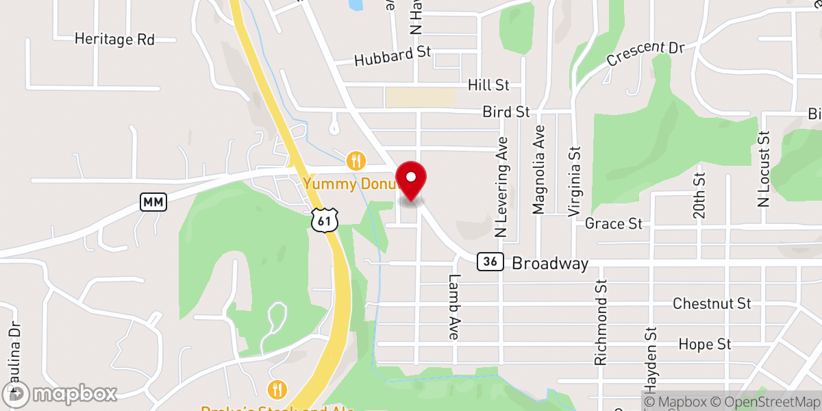 Map showing location of God's Gathering Place