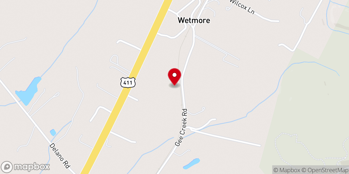 Map showing location of Tennessee Valley Railroad — Hiwassee River Scenic Railroad