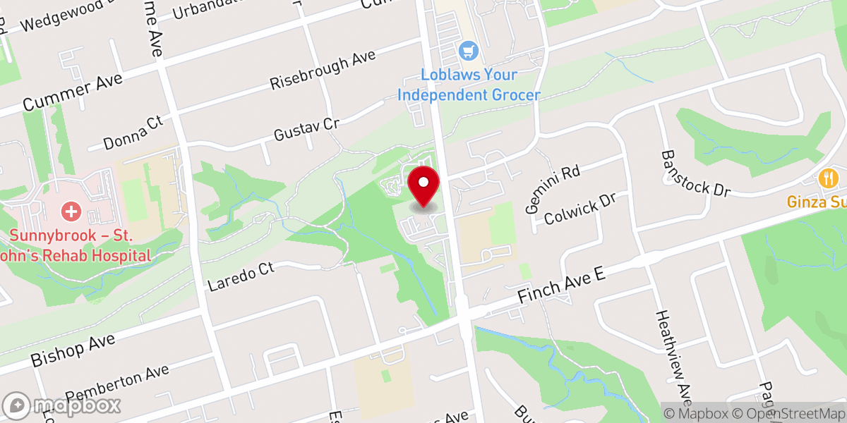 Map showing location of Blessed Trinity Roman Catholic Parish