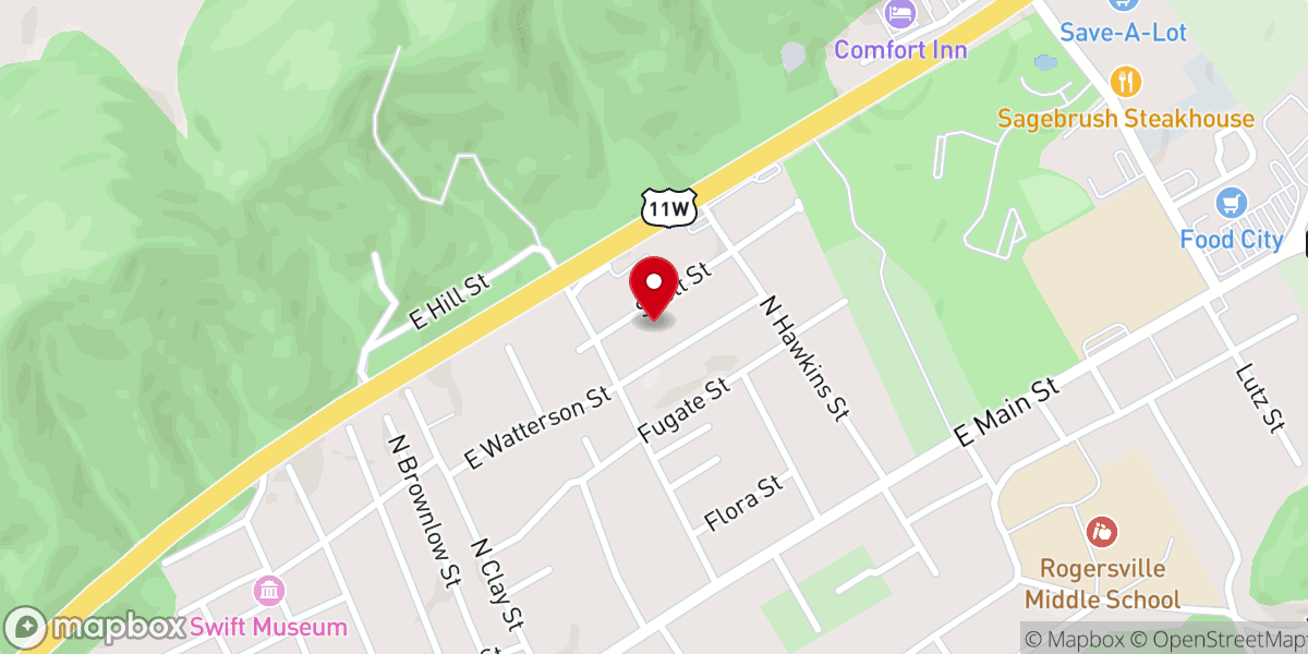 Map showing location of Saint Marys Church