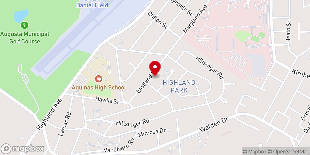 Map showing location of Cornerstone of Faith Ministries Inc