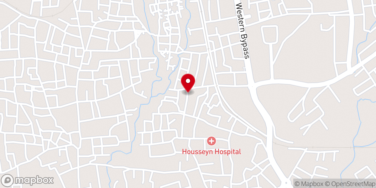 Map showing location of Deeper life Bible Church