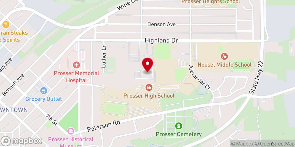 Map showing location of Sacred Heart Church
