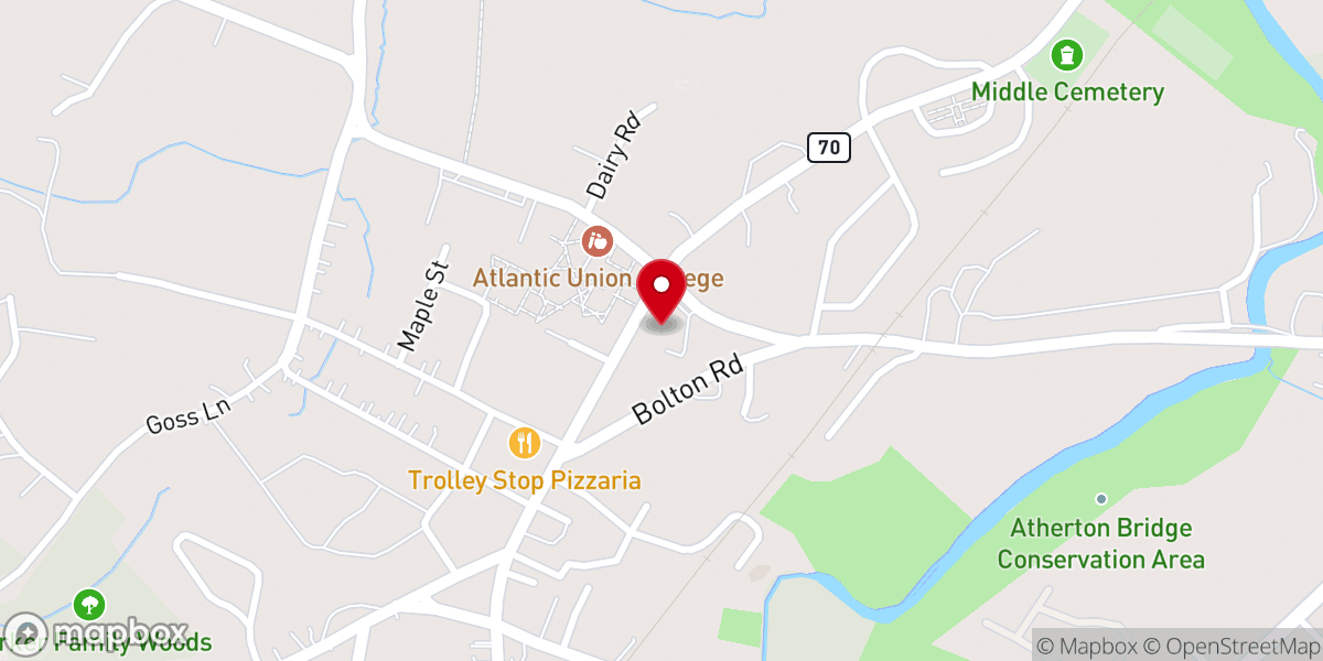 Map showing location of College Seventh-day Adventist Church