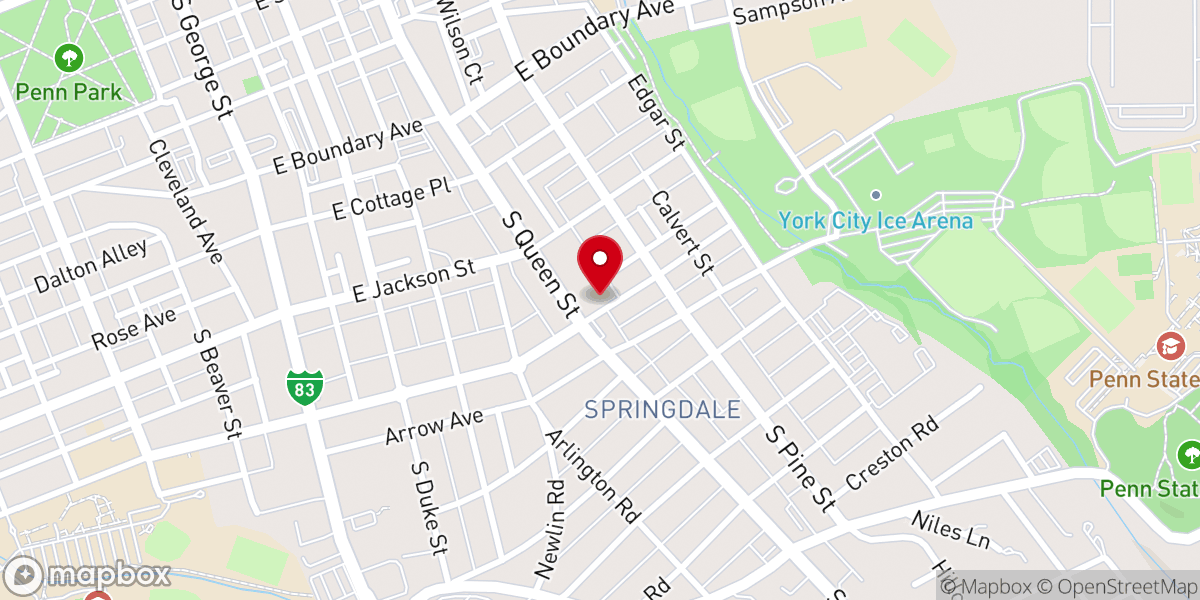 Map showing location of Eagle Christian Ministries