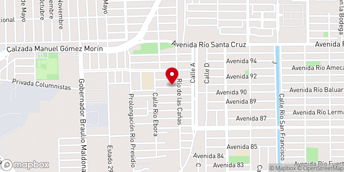 Map showing location of Iglesia Cristiana Lirio De Los Valles Asambleas de Dios