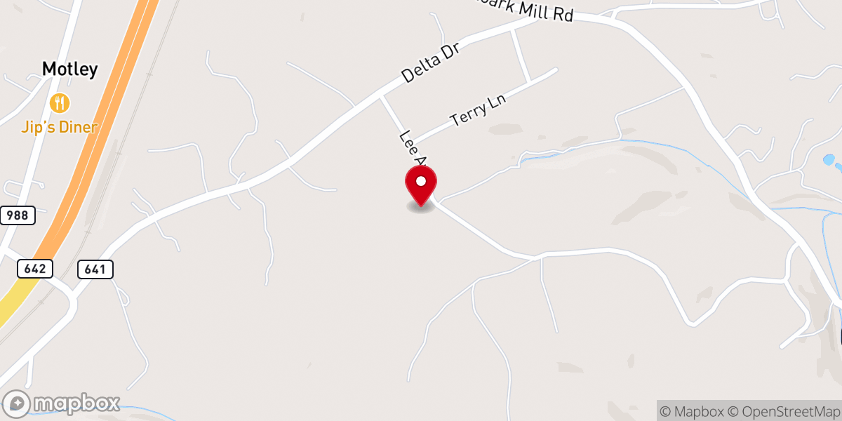 Map showing location of Abundant Life Ministries