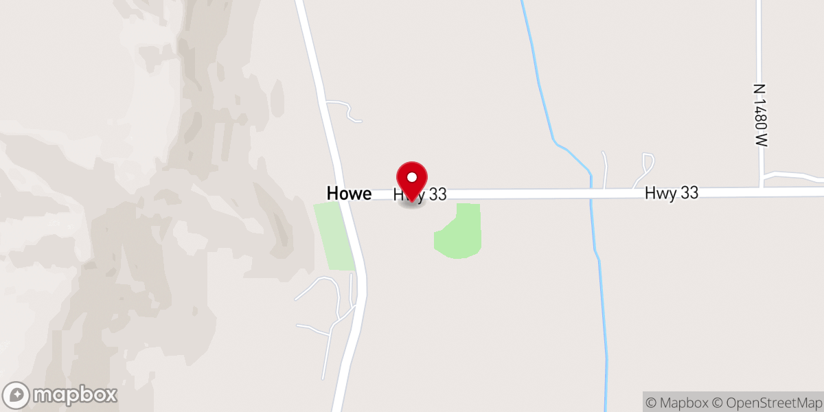 Map showing location of Little Lost River Community Center