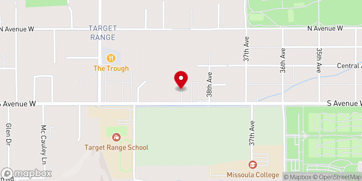 Map showing location of Bible Baptist Church