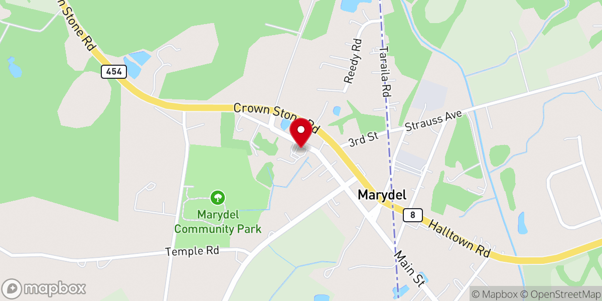 Map showing location of Immaculate Conception Catholic Church