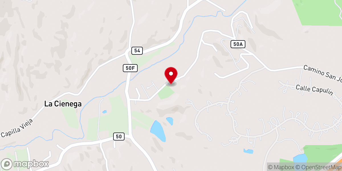 Map showing location of Saint Joseph Church