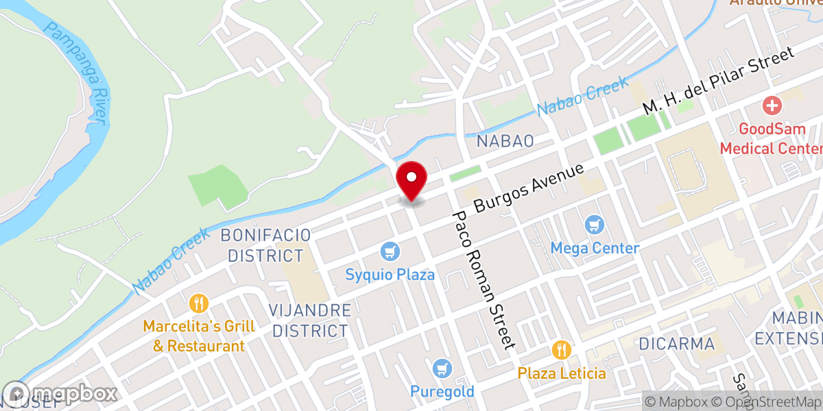 Map showing location of United Methodist Church City Temple