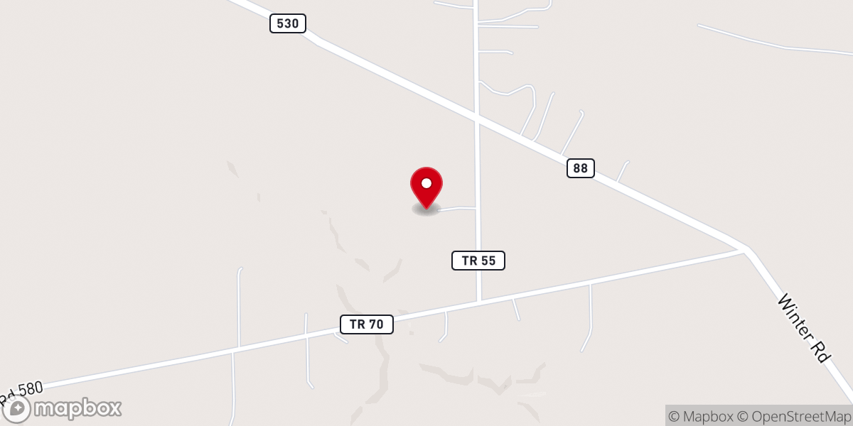 Map showing location of West Salem Amish SDA Church