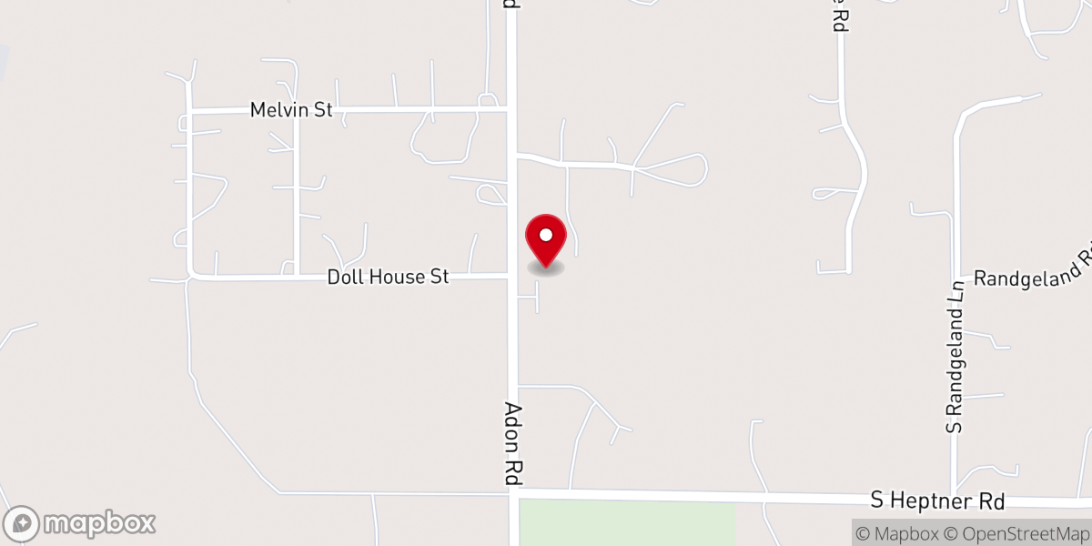 Map showing location of Rozet Mennonite Church
