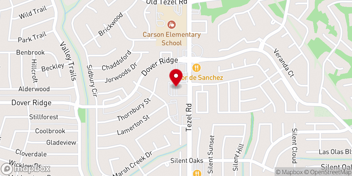 Map showing location of Northwest Hills Global Methodist Church