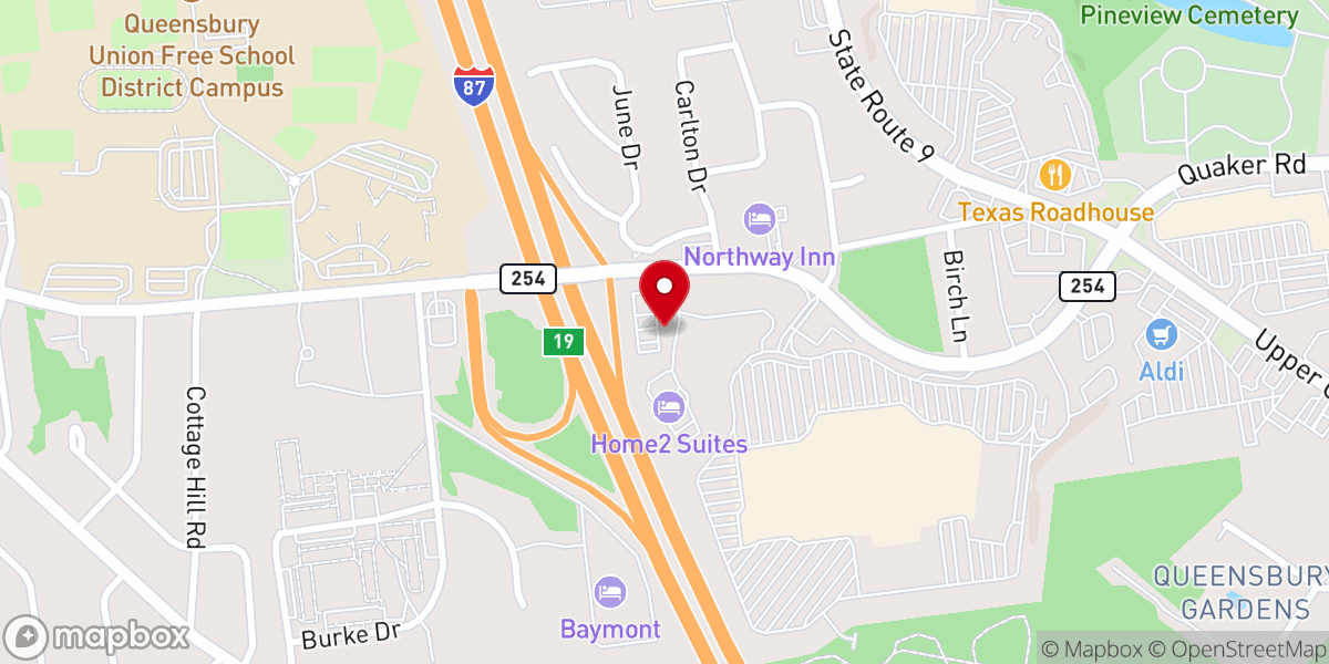 Map showing location of Living Waters Emmaus Chrysalis Community Inc