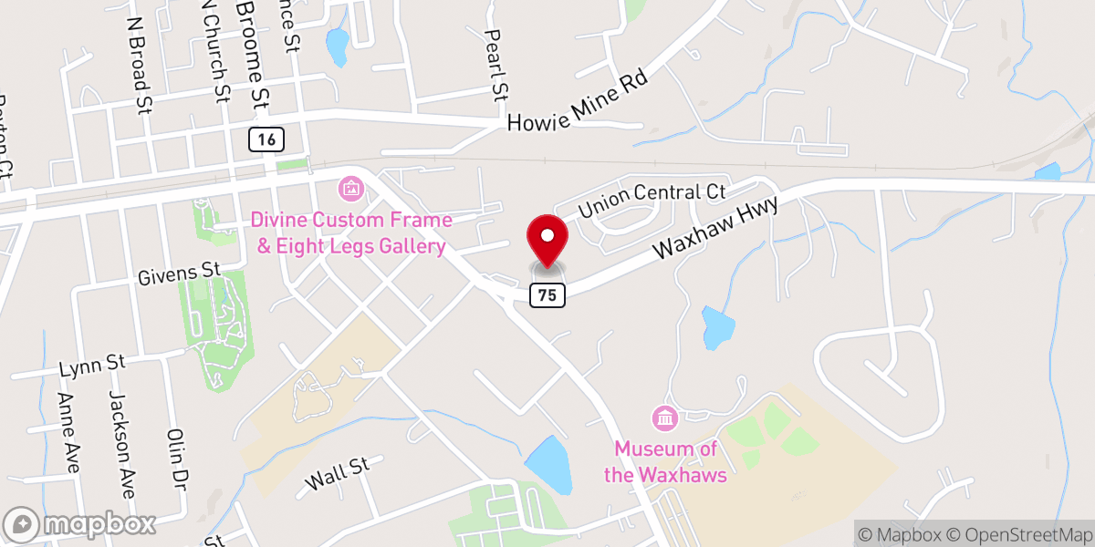 Map showing location of King Memorial Baptist Church