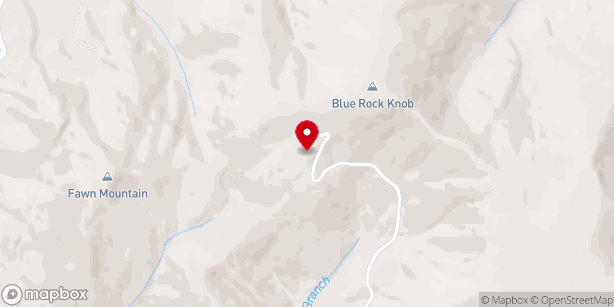 Map showing location of Quiet Reflections Retreat