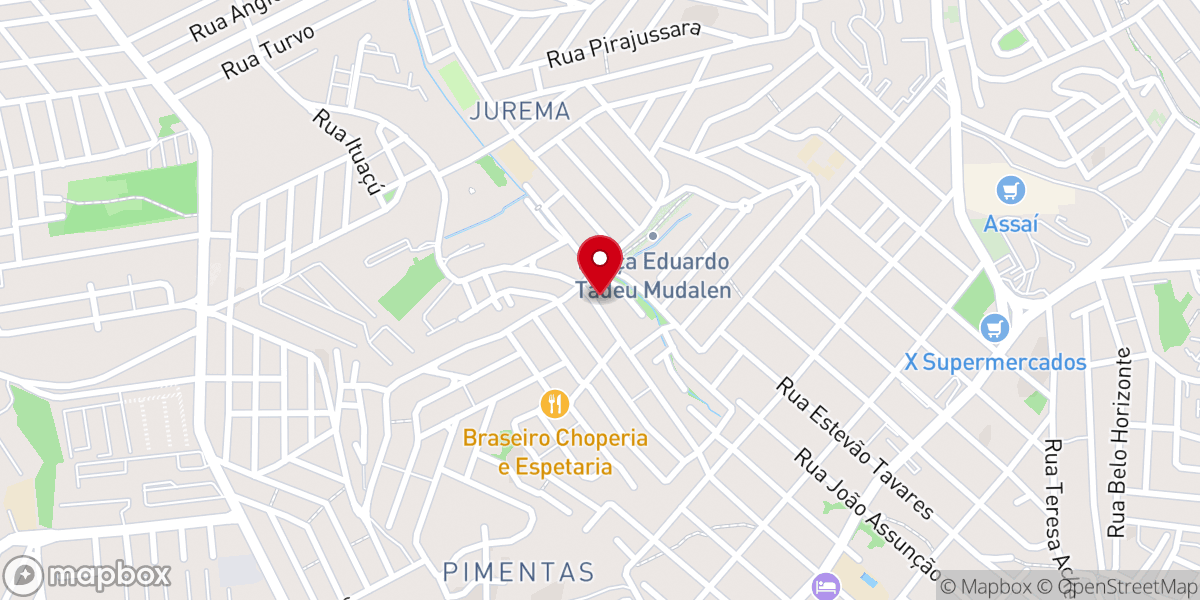 Map showing location of 1ª Igreja Batista Renovada Do Pq. Stela