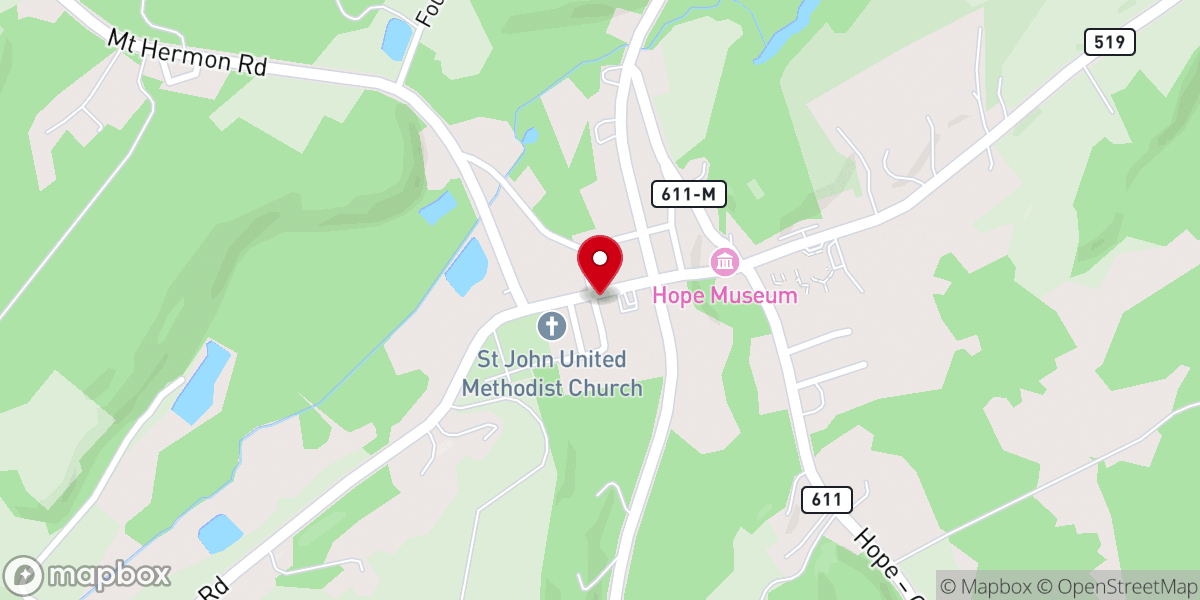 Map showing location of Episcopal Church of St. Luke and St. Mary/ Hope Campus