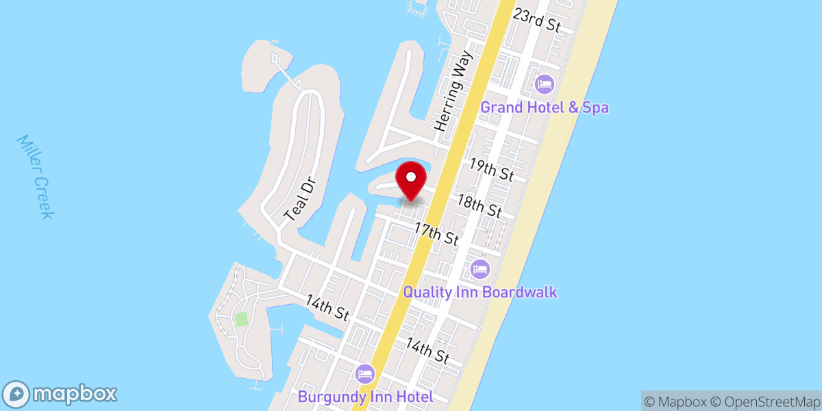 Map showing location of St. Mary Star of The Sea Parish - Holy Savior Church