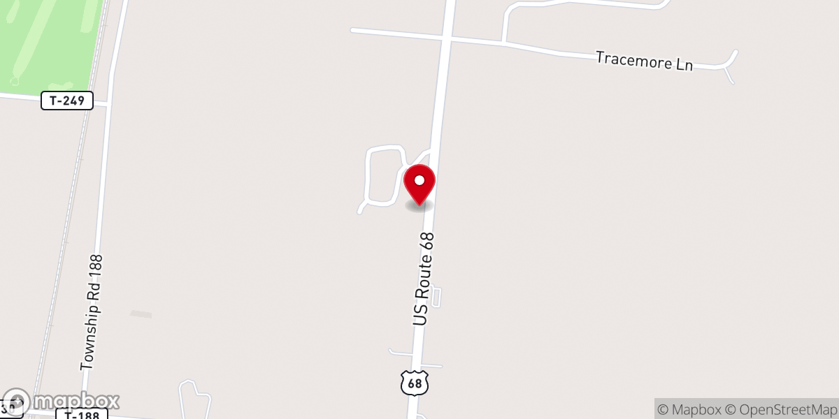 Map showing location of McKees Creek Chapel