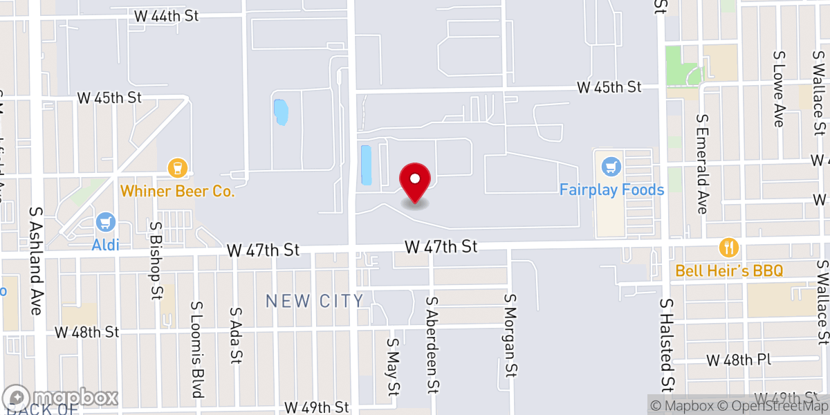 Map showing location of Trinity Tabernacle Baptist Church of Faith