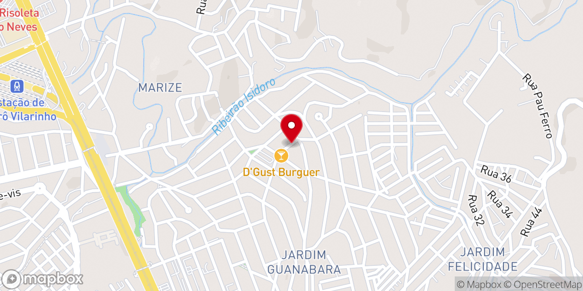 Map showing location of Igreja Pentecostal da Unicidade