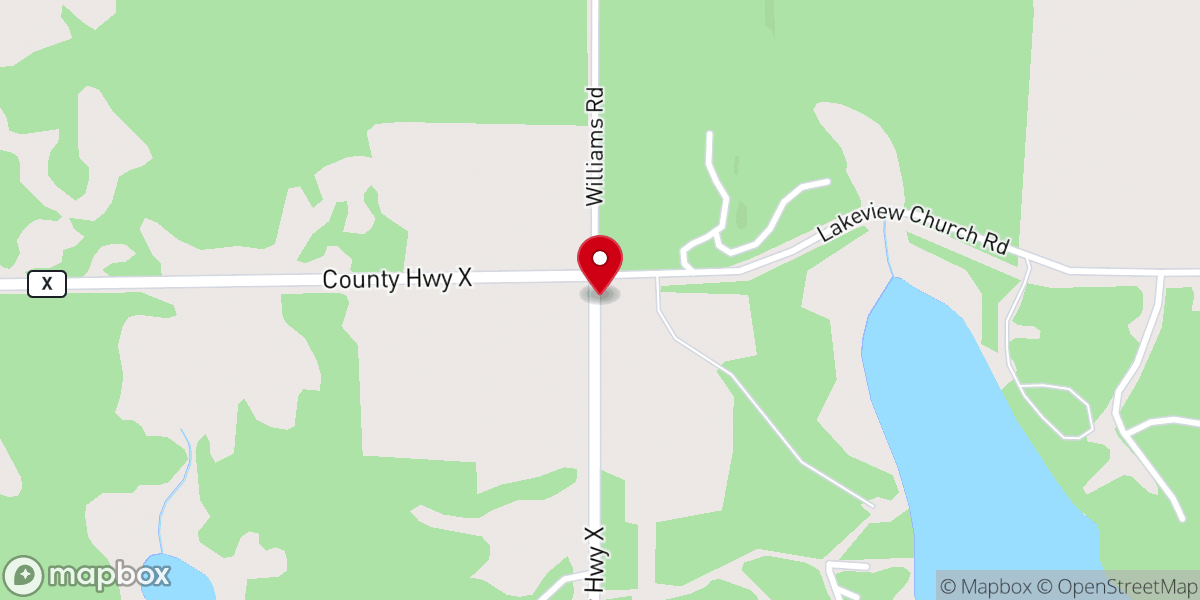 Map showing location of Lakeview Methodist Church
