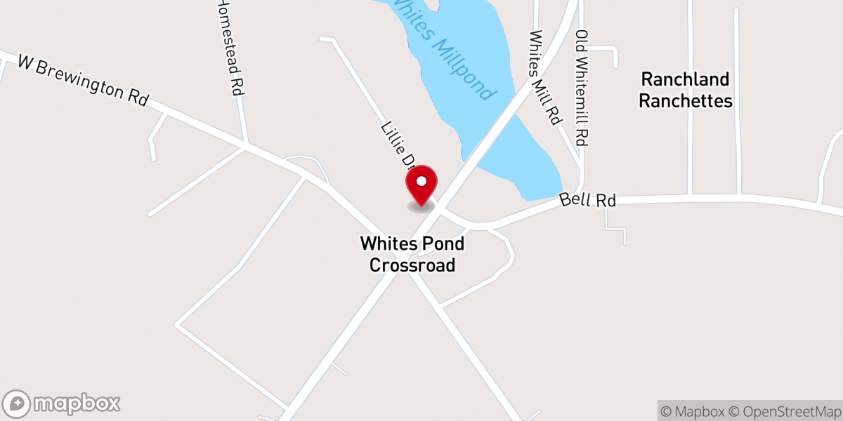 Map showing location of Shepherd Church