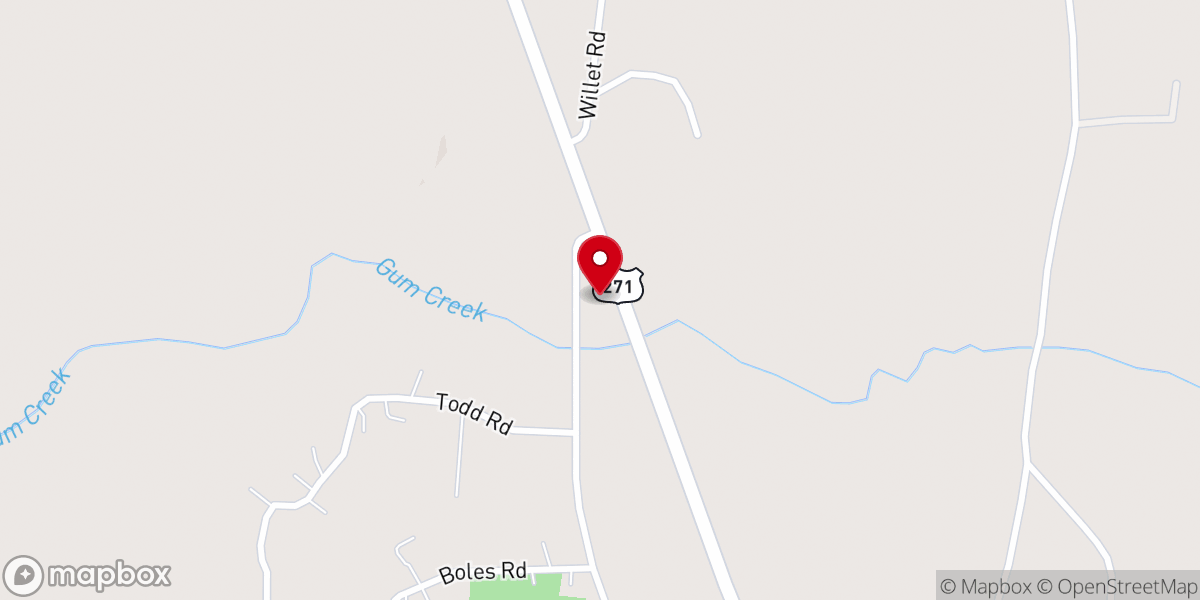Map showing location of Greater Unity Life Missionary Baptist Church