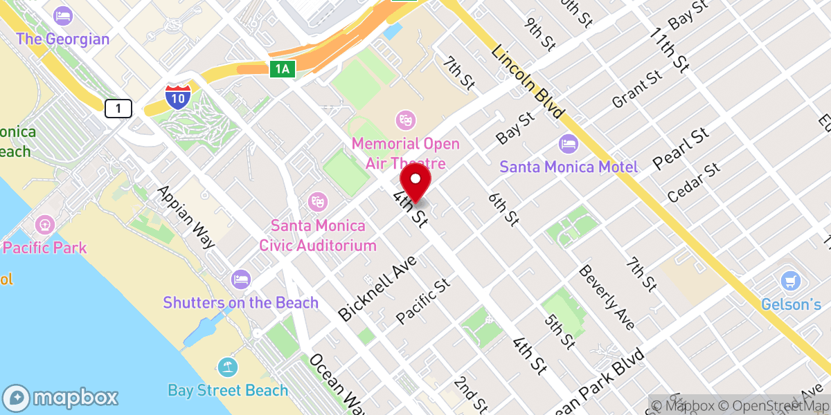 Map showing location of Phillips Chapel Christian Methodist Episcopal Church